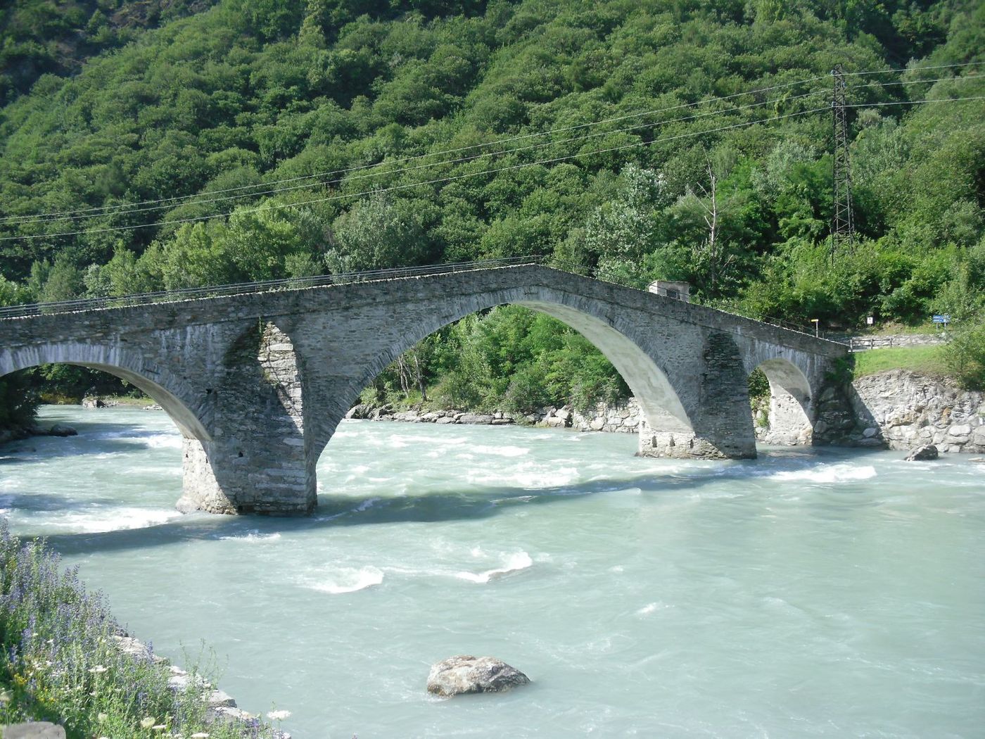 Bridge aosta valley-