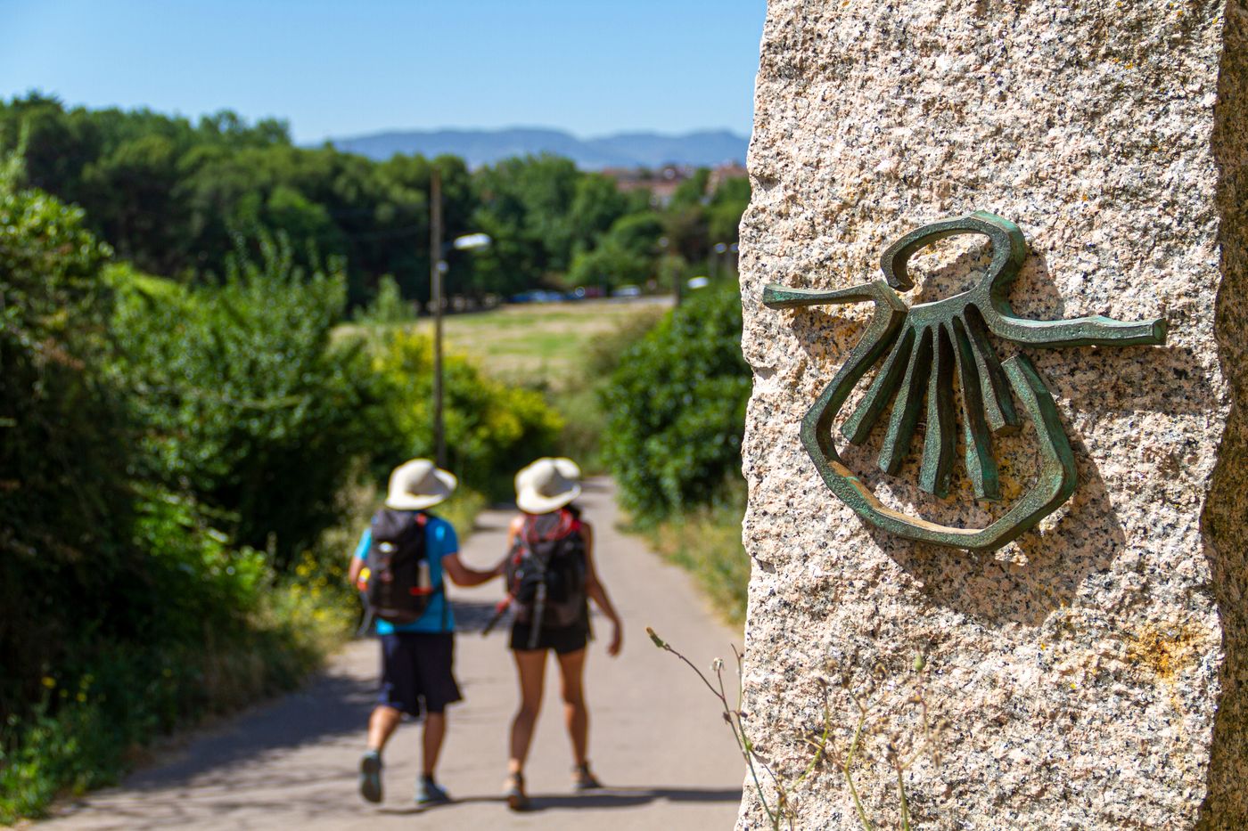 Pilgrims,On,The,Route,Of,The,Camino,De,