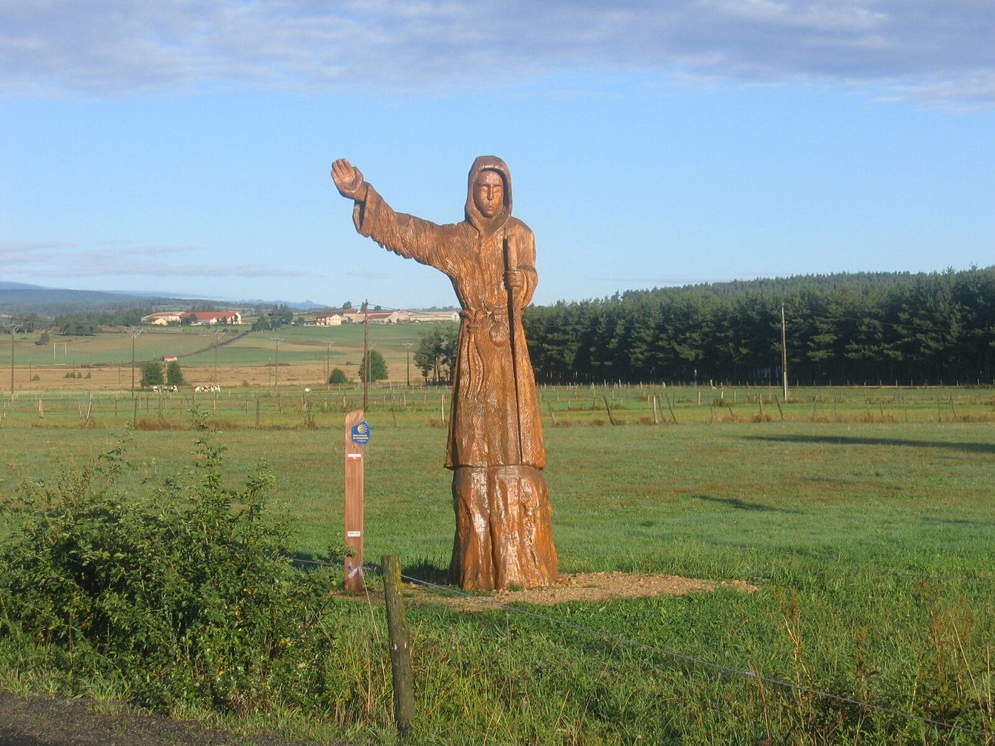 Chemin de Saint Jacques Saugues Landscape
