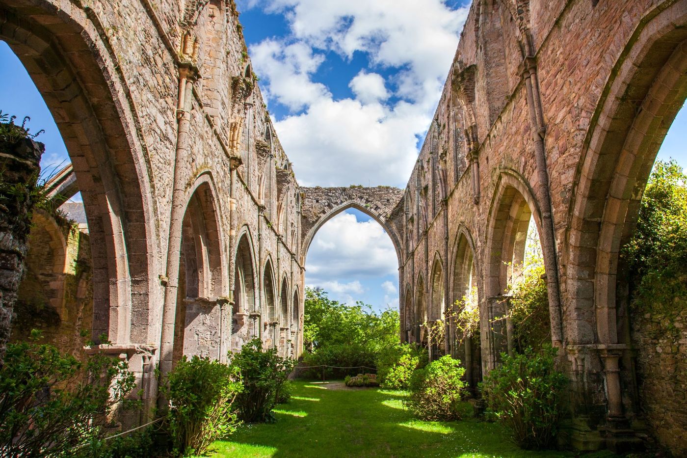 Gothic Arches of Beauport Abbey