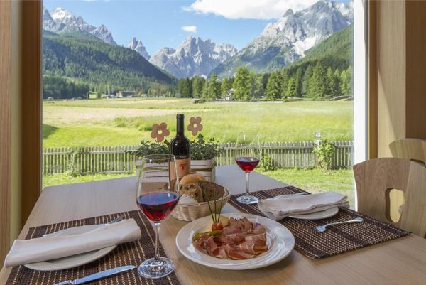 Hotel Schönblick breakfast with a view