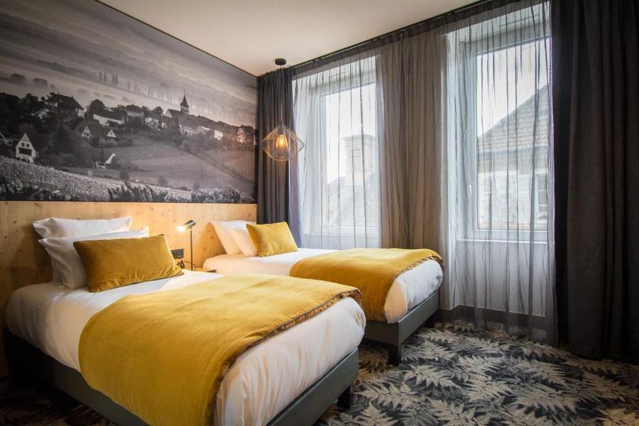 Hotel Spa Ribeauville twin room