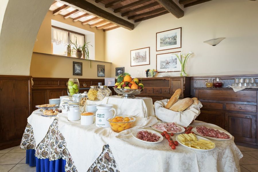 Typical continental breakfast