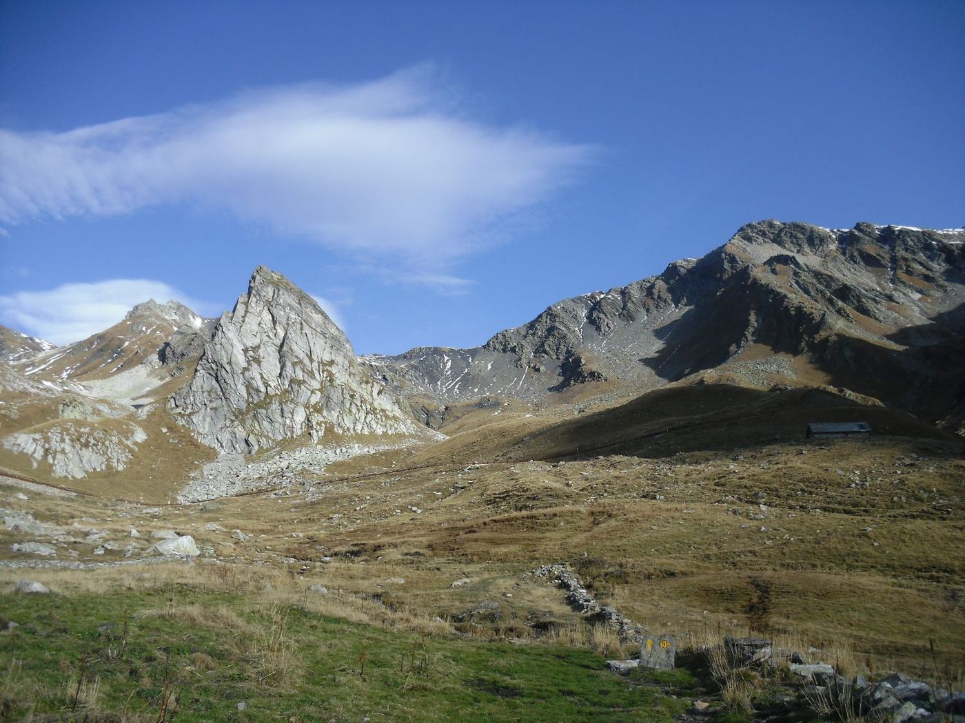 Landscape at st.bernard pass-