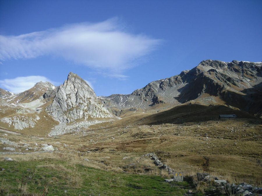 Landscape at st.bernard pass-