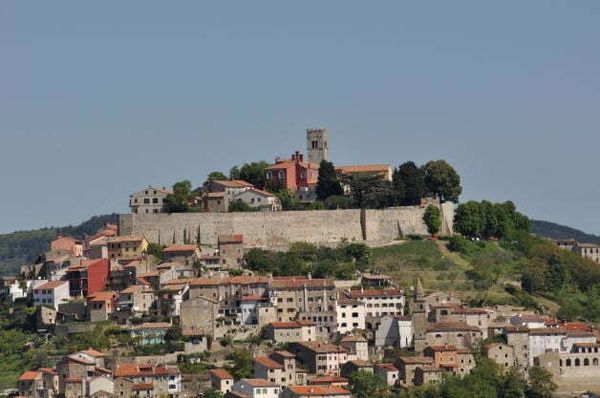 Motovun Castle on Mount Istria Croatia