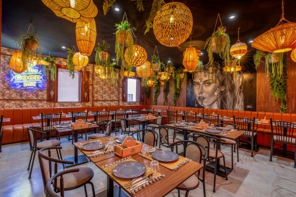 Riad Moulay dining