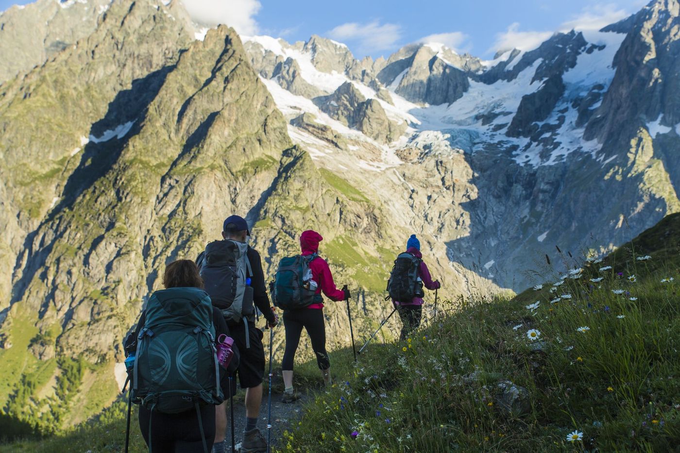 Trekkers-Ascending-a-Mountain-Trail-Mont-Blanc