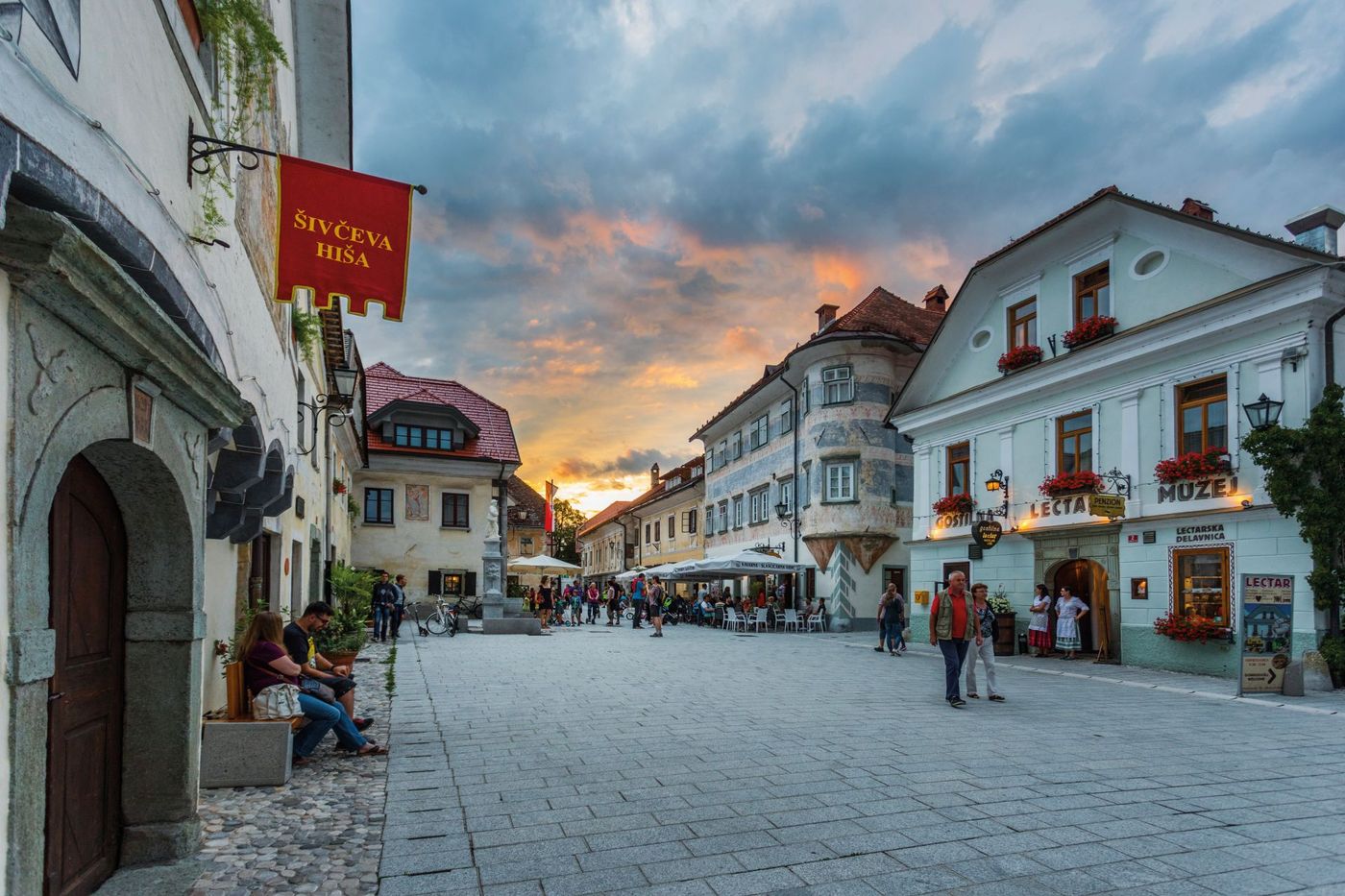 Vibrant town in Radovljica - supplied by Juliana Travels