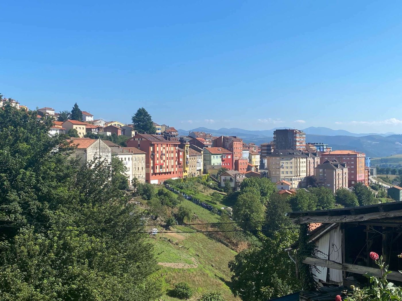 View over Tineo Camino Primitivo