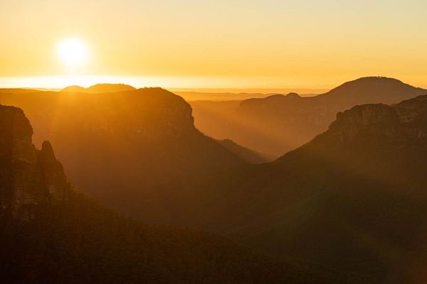 blue mountains view